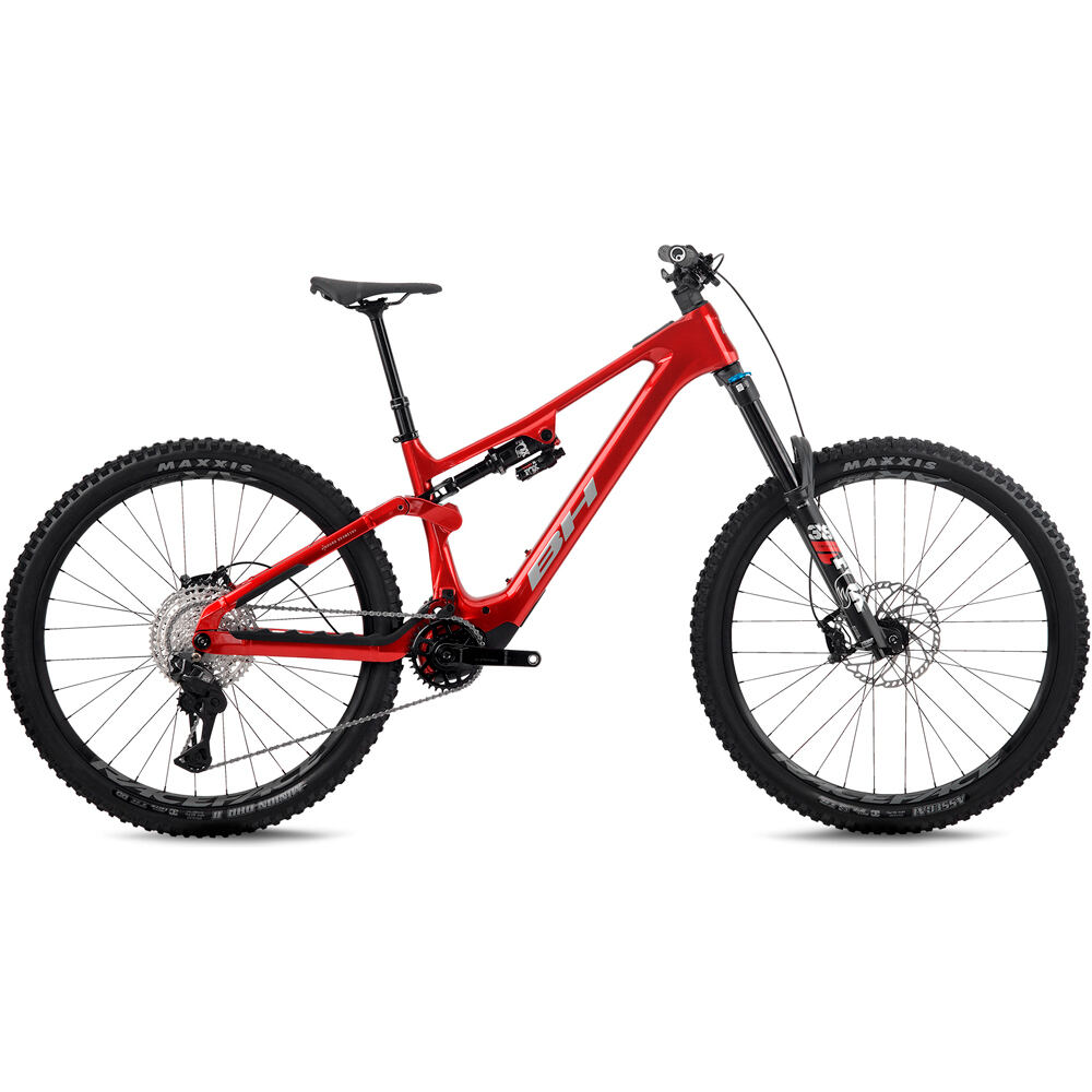 Bh BICICLETA ELÉCTRICA MONTAÑA iLYNX+ DL ENDURO CARBON 9.6 2027 ROJO vista frontal