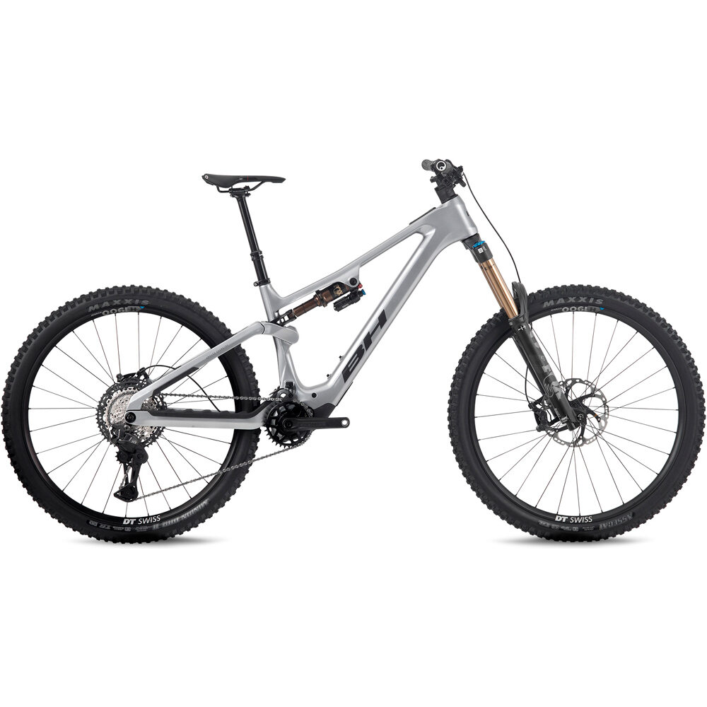 Bh BICICLETA ELÉCTRICA MONTAÑA iLYNX+ DL ENDURO CARBON 9.7 2027 GRIS vista frontal