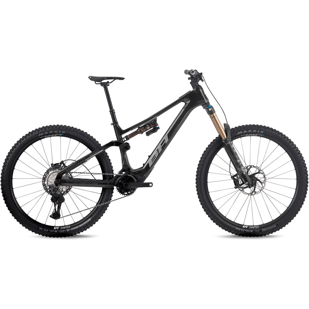 Bh BICICLETA ELÉCTRICA MONTAÑA iLYNX+ DL ENDURO CARBON 9.7 2027 NEGRO vista frontal