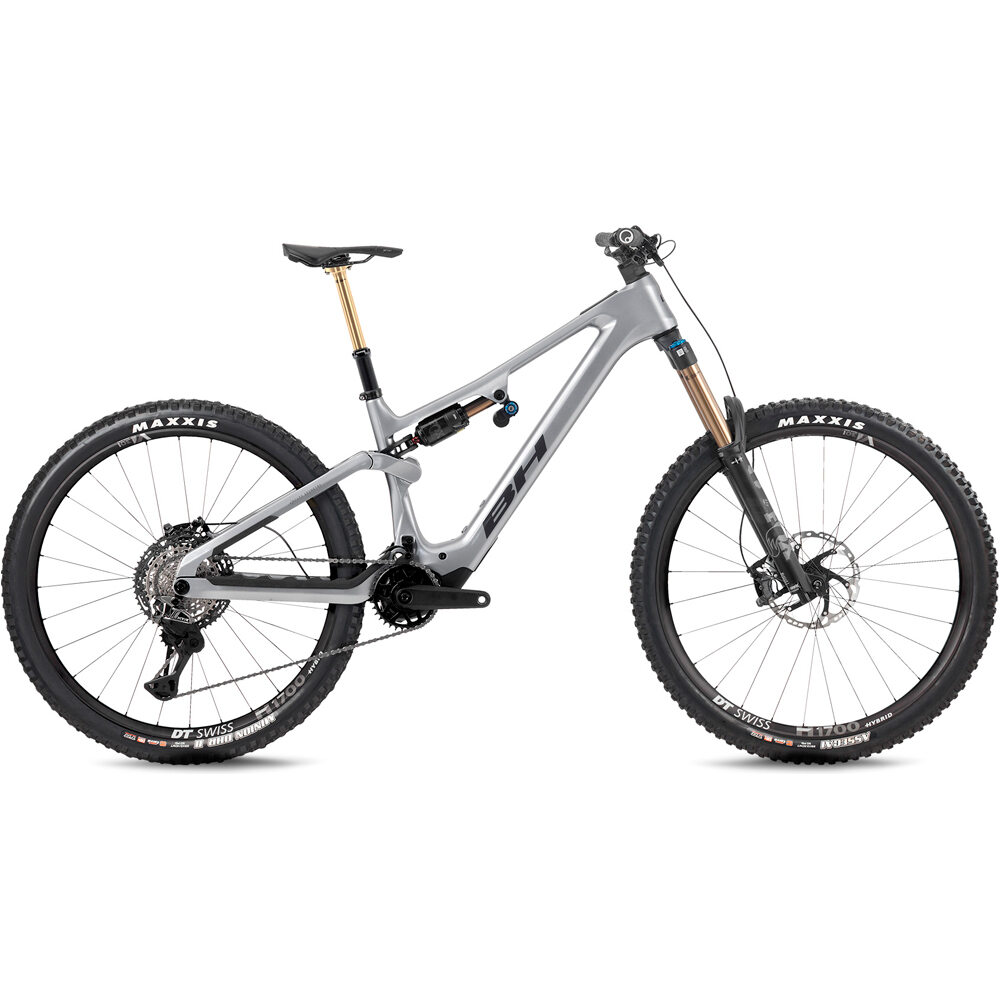 Bh BICICLETA ELÉCTRICA MONTAÑA iLYNX+ DL ENDURO CARBON 9.8 2027 GRIS vista frontal