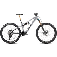 Bh BICICLETA ELÉCTRICA MONTAÑA iLYNX+ DL ENDURO CARBON 9.8 2027 GRIS vista frontal