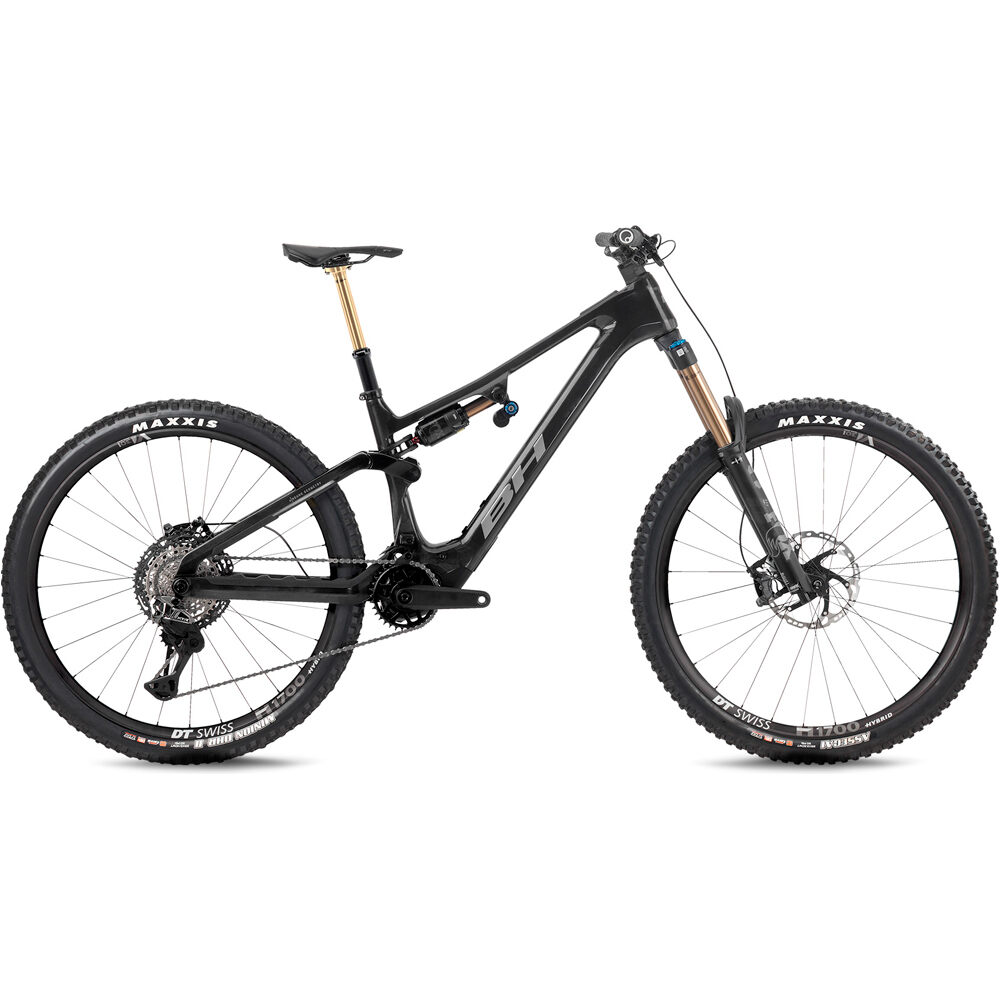 Bh BICICLETA ELÉCTRICA MONTAÑA iLYNX+ DL ENDURO CARBON 9.8 2027 NEGRO vista frontal
