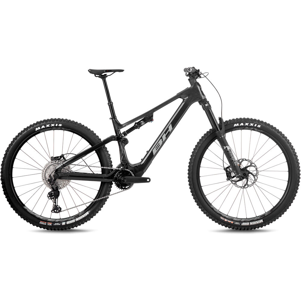 Bh BICICLETA ELÉCTRICA MONTAÑA iLYNX+ DL TRAIL CARBON 8.6 2027 NEGRO vista frontal
