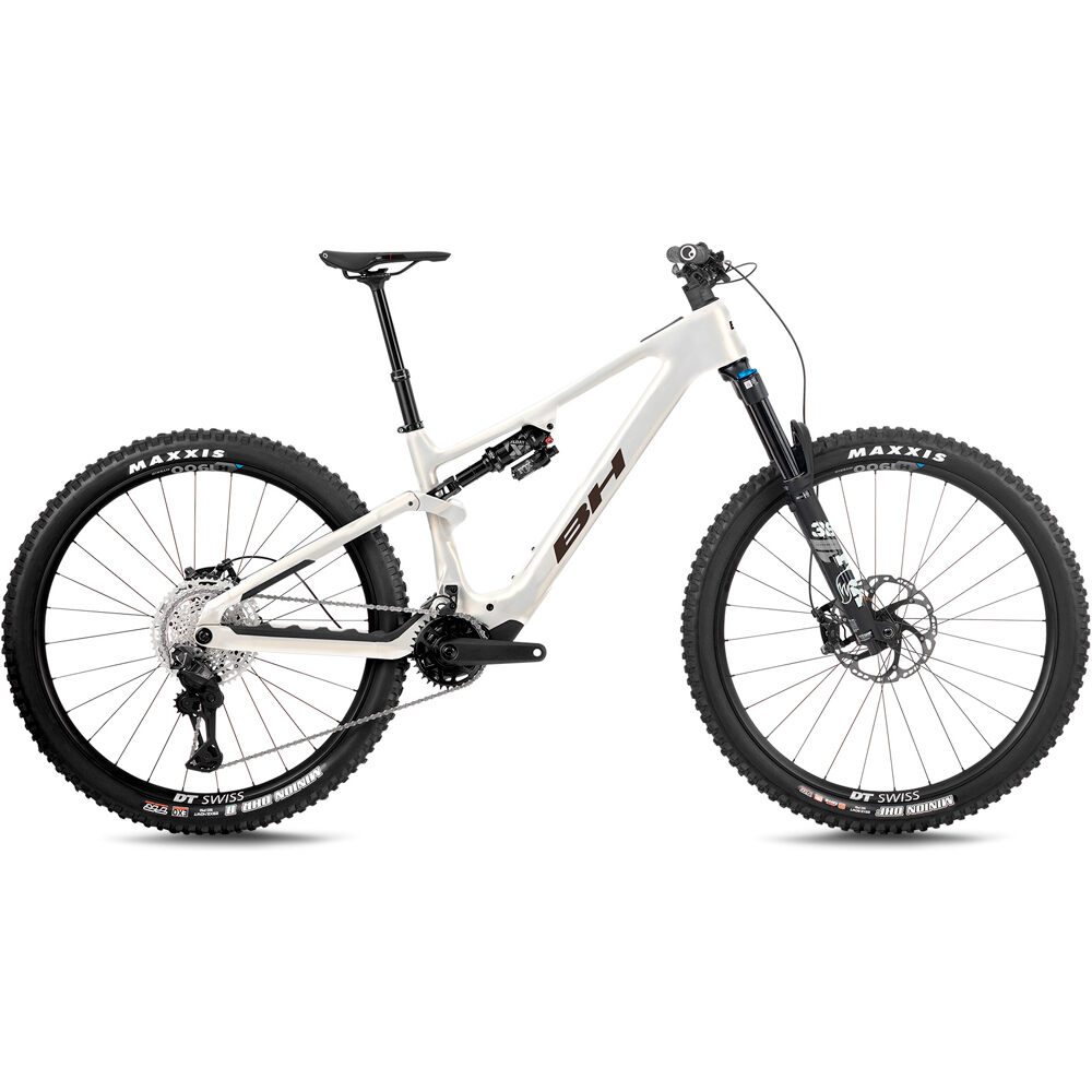 Bh BICICLETA ELÉCTRICA MONTAÑA iLYNX+ DL TRAIL CARBON 8.7 2027 BLANCO vista frontal