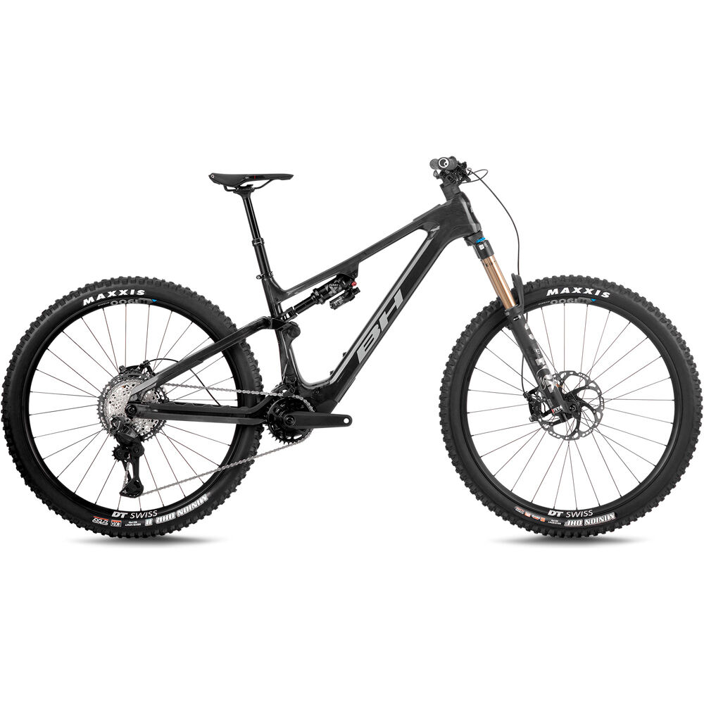 Bh BICICLETA ELÉCTRICA MONTAÑA iLYNX+ DL TRAIL CARBON 8.8 2027 NEGRO vista frontal