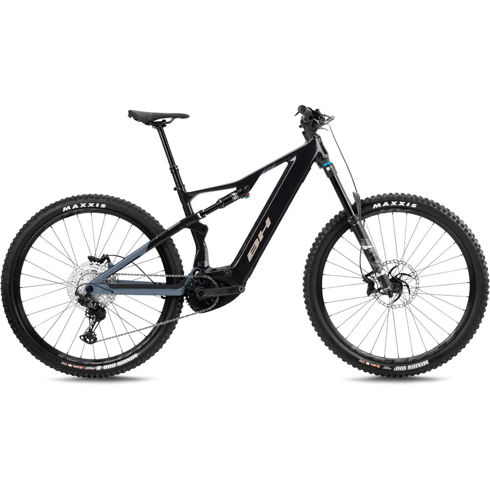 Bh BICICLETA ELÉCTRICA MONTAÑA iLYNX+ NX ENDURO 9.1 2027 NEGRO vista frontal