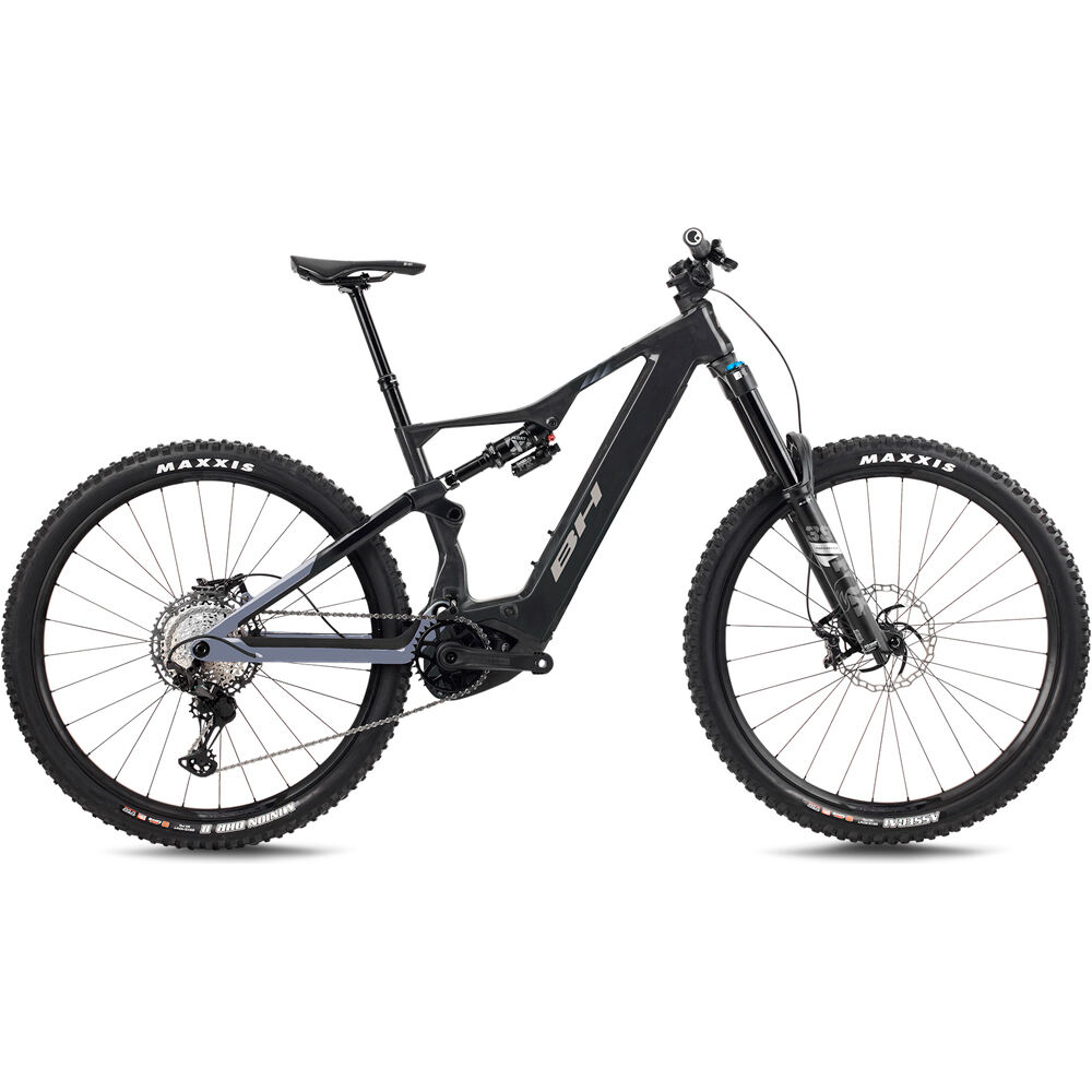 Bh BICICLETA ELÉCTRICA MONTAÑA iLYNX+ NX ENDURO CARBON 9.6 2027 NEGRO vista frontal