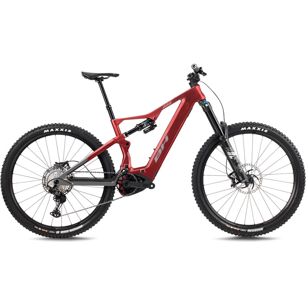 Bh BICICLETA ELÉCTRICA MONTAÑA iLYNX+ NX ENDURO CARBON 9.6 2027 ROJO vista frontal