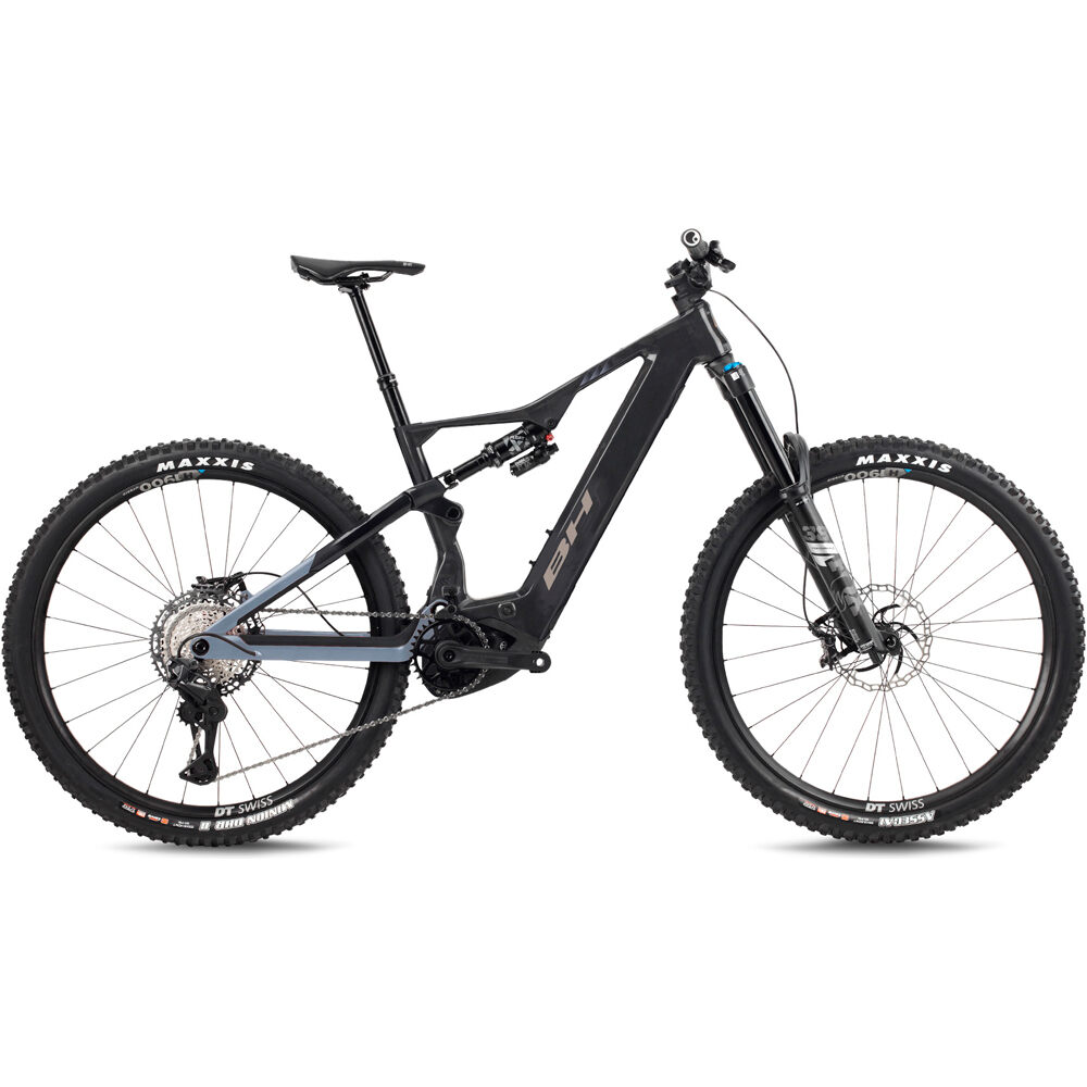 Bh BICICLETA ELÉCTRICA MONTAÑA iLYNX+ NX ENDURO CARBON 9.7 2027 NEGRO vista frontal