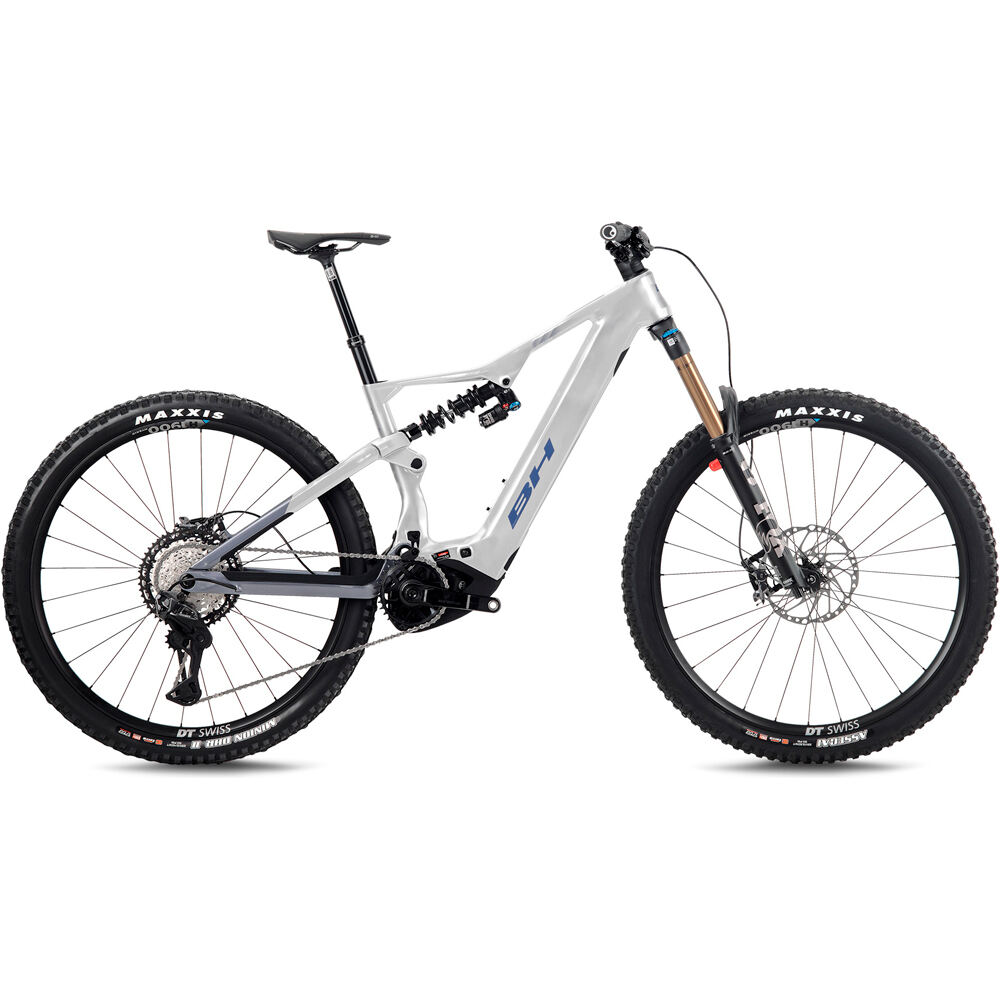 Bh BICICLETA ELÉCTRICA MONTAÑA iLYNX+ NX ENDURO CARBON 9.8 2027 GRIS vista frontal