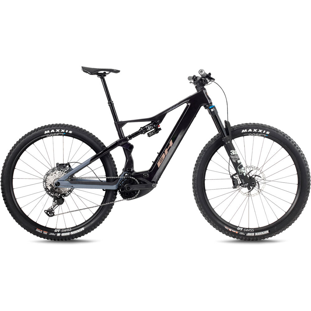 Bh BICICLETA ELÉCTRICA MONTAÑA iLYNX+ NX TRAIL CARBON 8.5 2027 NEGRO vista frontal