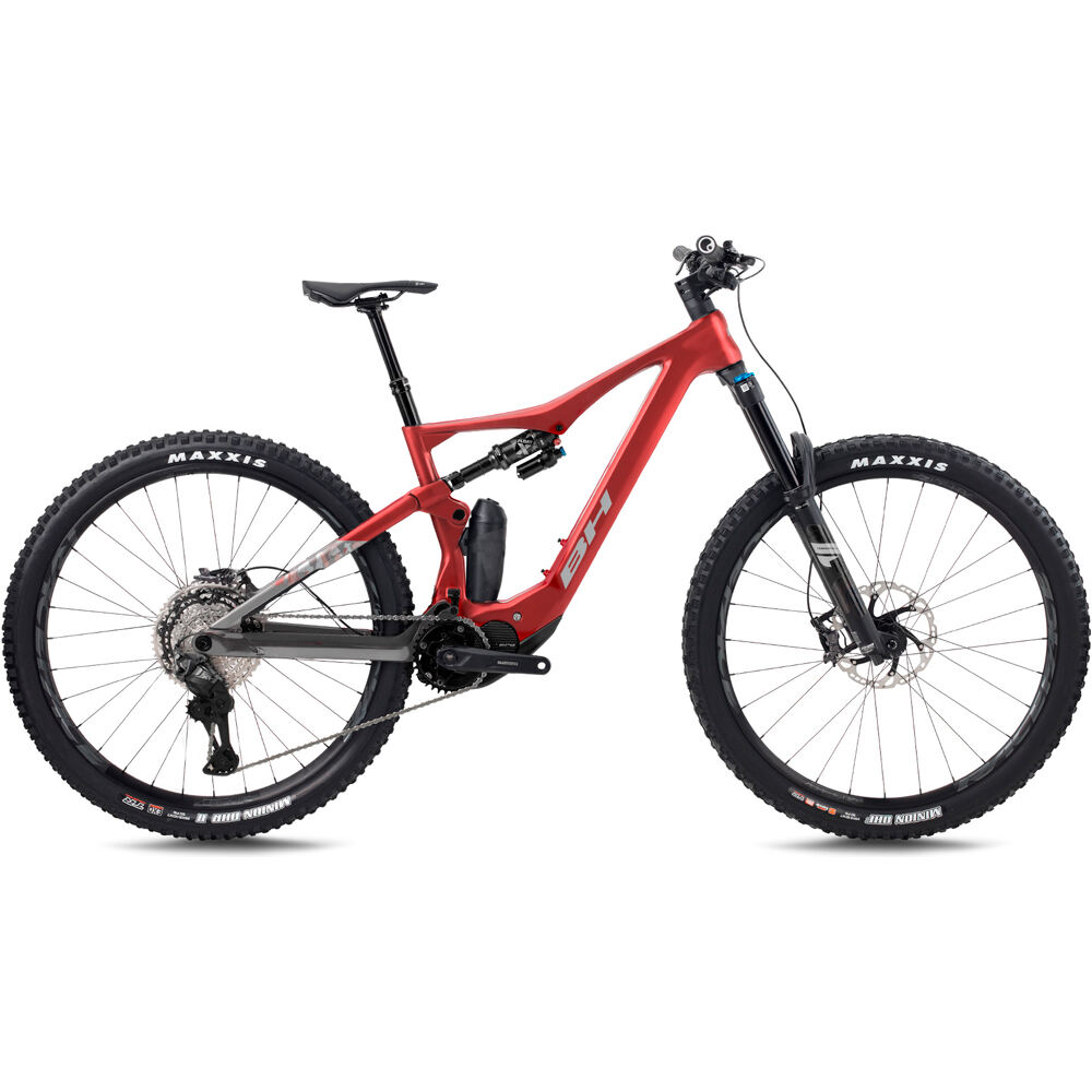 Bh BICICLETA ELÉCTRICA MONTAÑA iLYNX+ SL ENDURO CARBON 9.7 2027 ROJO vista frontal