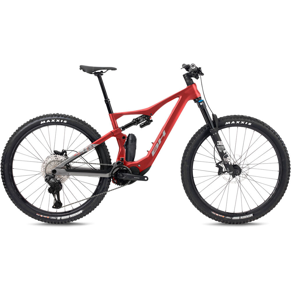Bh BICICLETA ELÉCTRICA MONTAÑA iLYNX+ SL TRAIL CARBON 8.7 2027 ROJO vista frontal