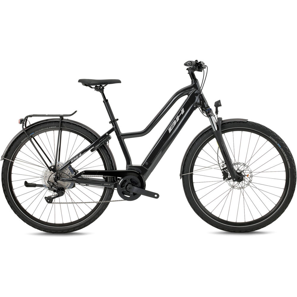 Bh bicicleta paseo ATOM JET PRO NEGRO vista frontal