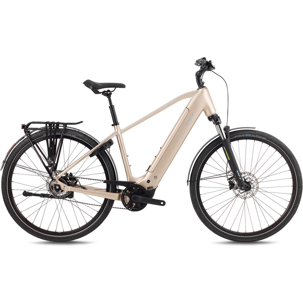 Bh bicicleta paseo ATOM+ NX DIAMOND 2027 AMARILLO vista frontal