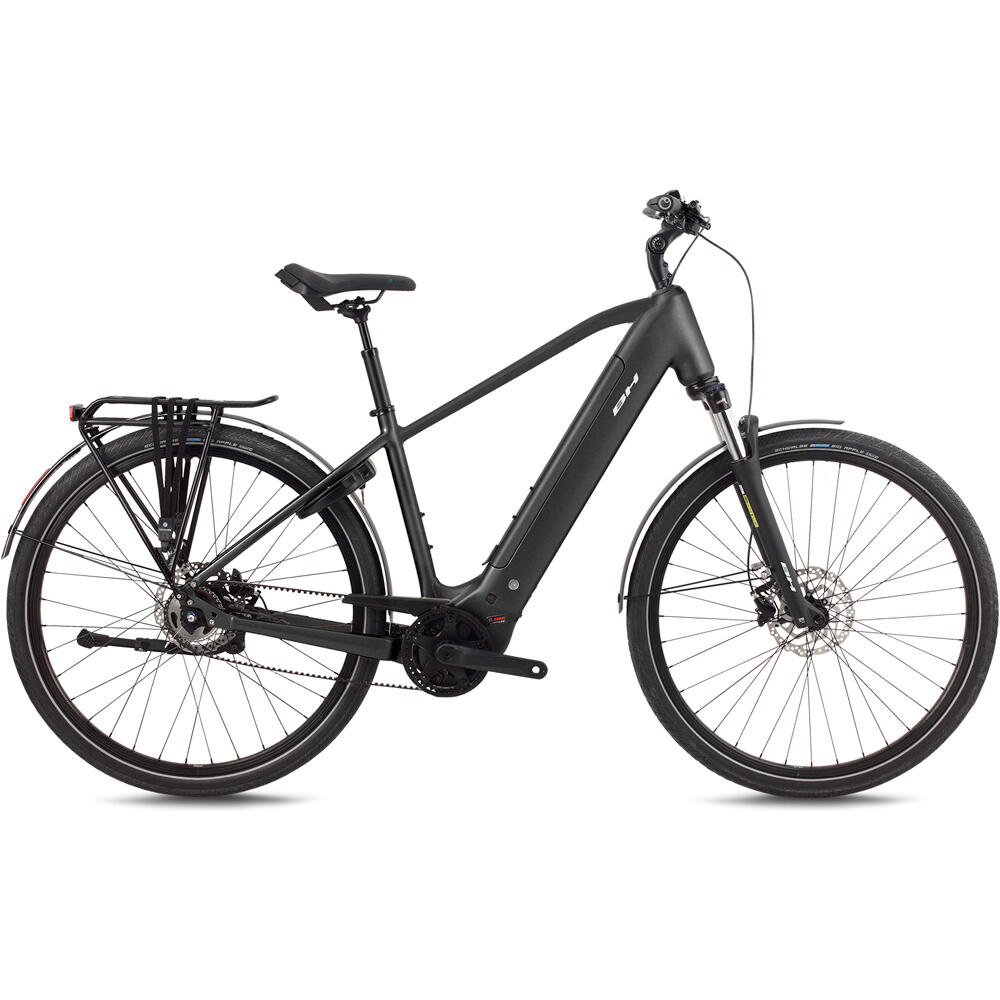 Bh bicicleta paseo ATOM+ NX DIAMOND 2027 NEGRO vista frontal