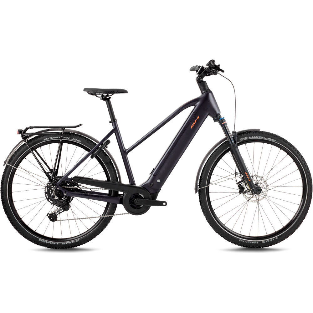 Bh bicicleta paseo ATOM+ NX JET 2027 GRIS vista frontal