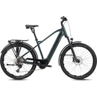 Bh bicicleta paseo ATOM+ SL CROSS PRO 2027 GRIS vista frontal