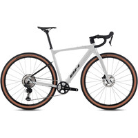 Bh bicicletas de carretera aluminio GRAVELX 1.5 PLATA vista frontal