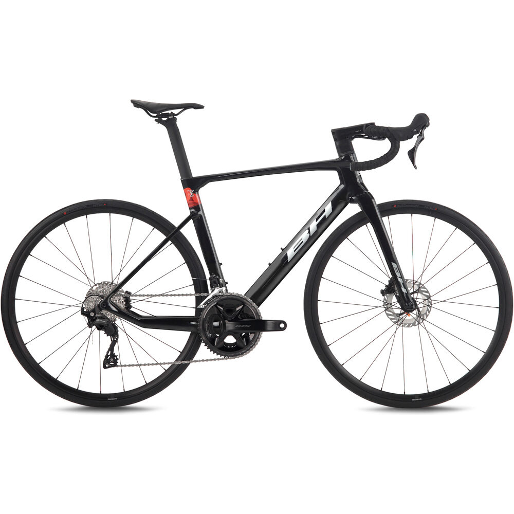 Bh bicicletas de carretera carbono RS1 3.5 2027 NEGRO vista frontal