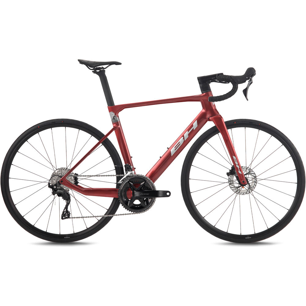 Bh bicicletas de carretera carbono RS1 3.5 2027 ROJO vista frontal