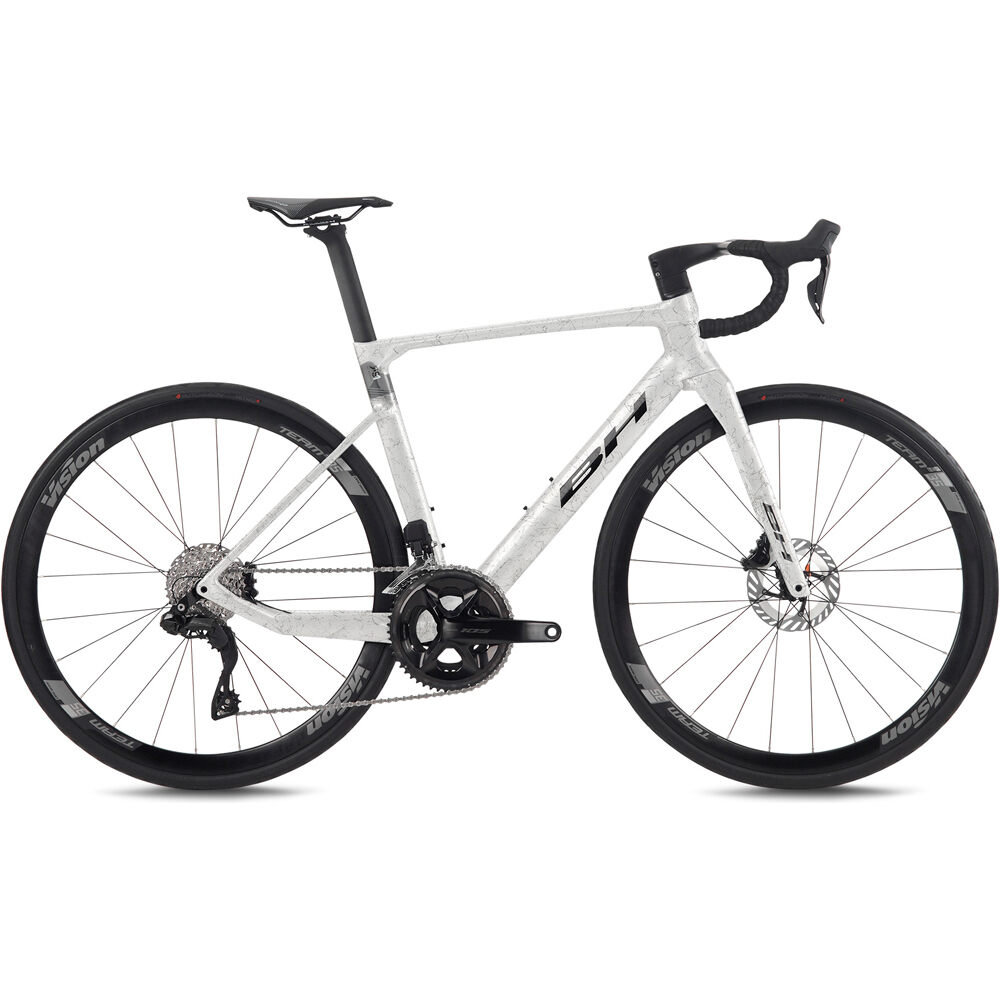 Bh bicicletas de carretera carbono RS1 4.0 2027 BLANCO vista frontal
