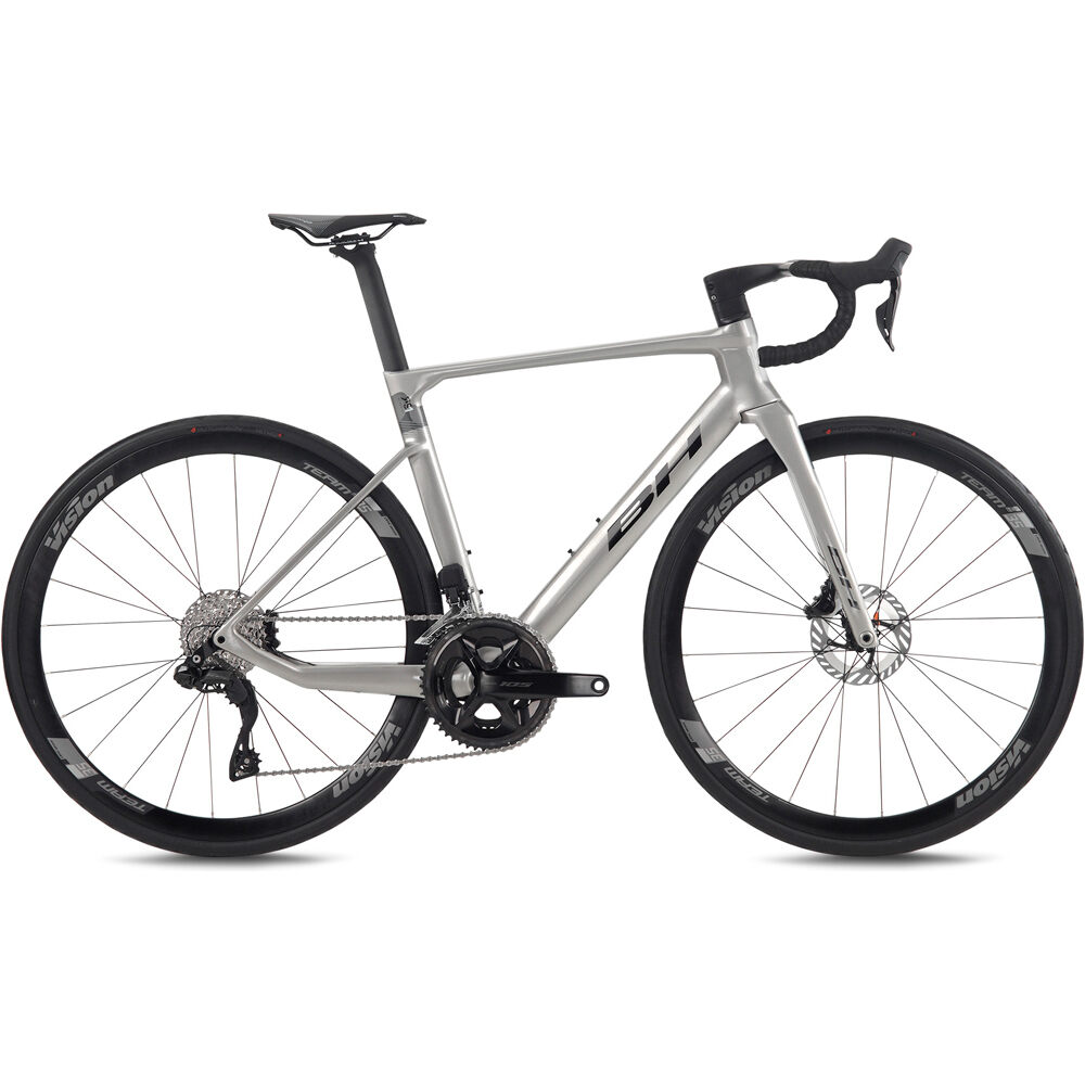 Bh bicicletas de carretera carbono RS1 4.0 2027 GRIS vista frontal