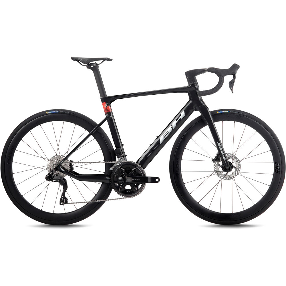 Bh bicicletas de carretera carbono RS1 4.5 2027 NEGRO vista frontal