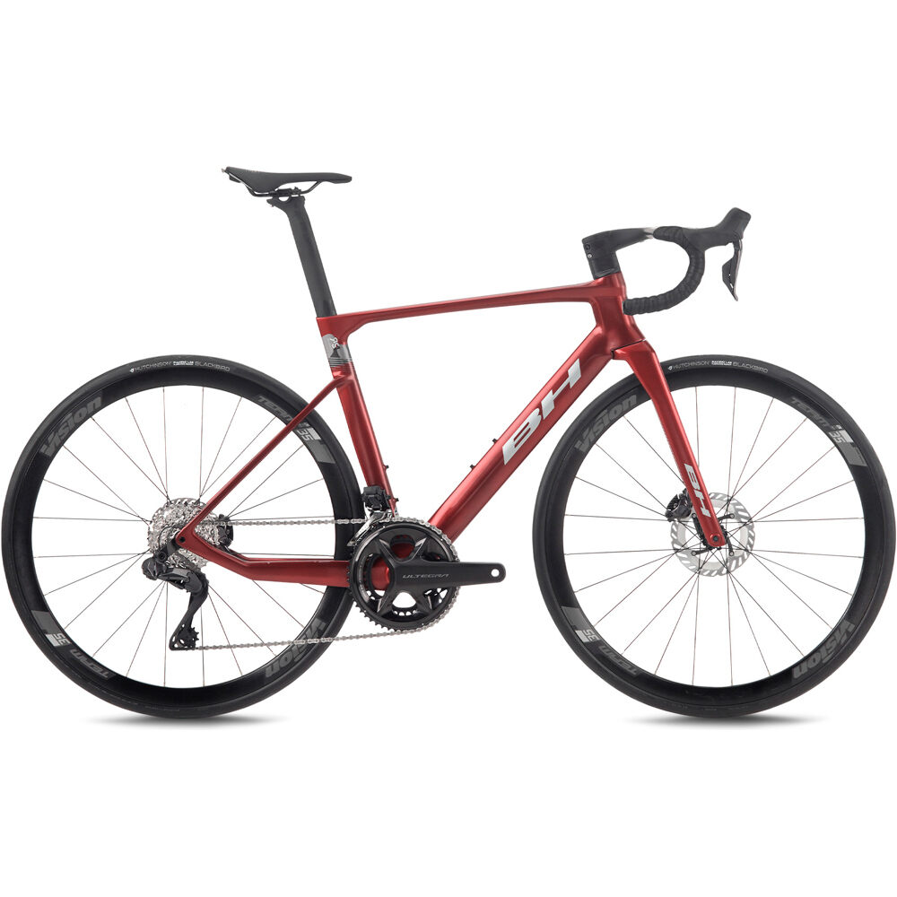 Bh bicicletas de carretera carbono RS1 5.0 2027 ROJO vista frontal