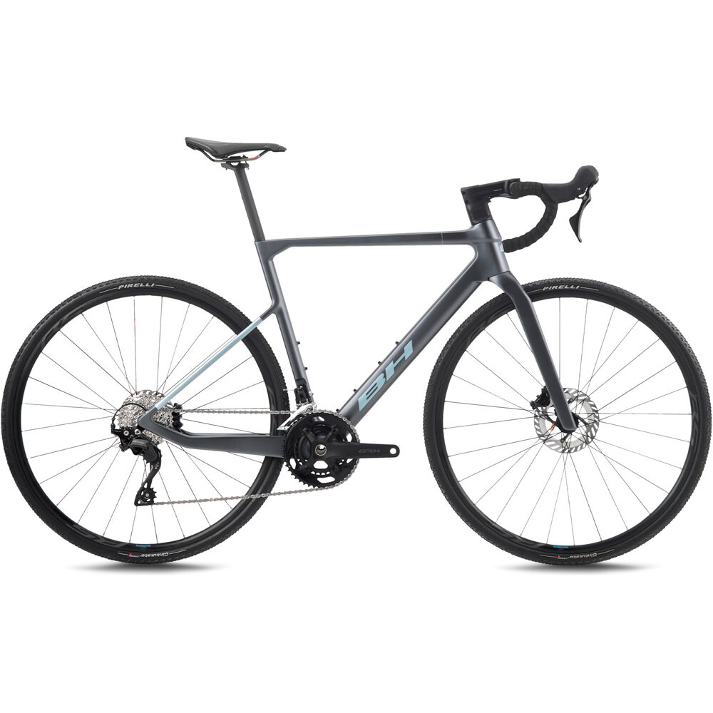 Bh bicicletas de carretera carbono RX TEAM 3.0 2027 GRIS vista frontal