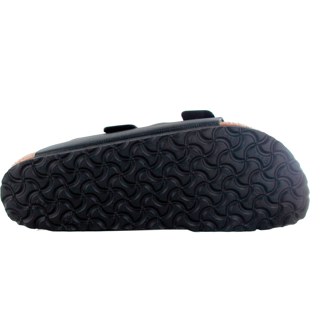 Birkenstock zueco hombre ARIZONABF NEGRO vista trasera