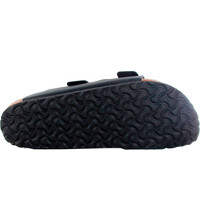 Birkenstock zueco hombre ARIZONABF NEGRO vista trasera