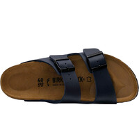 Birkenstock zueco mujer ARIZONA BF AZUL vista trasera