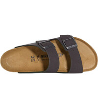 Birkenstock zueco mujer ARIZONA BFBC GRIS vista trasera