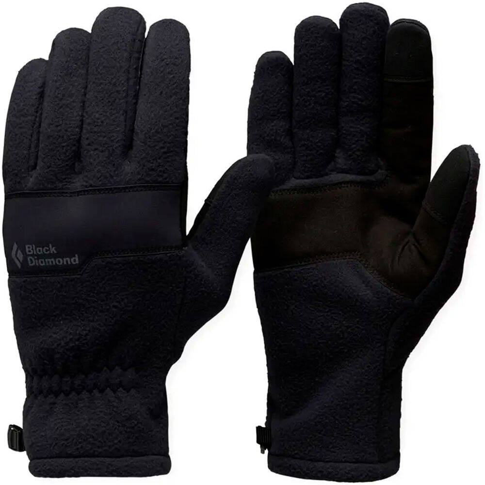 Black Diamond guantes montaña EVERYDAY FLEECE  vista frontal