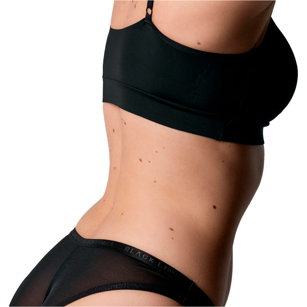 Black Limba braga deportiva EMMA NEGRO vista trasera