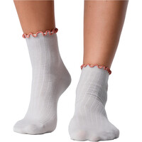 Black Limba calcetines yoga LANCE GRIS vista frontal