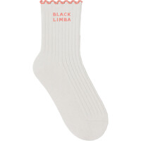 Black Limba calcetines yoga LANCE GRIS vista trasera