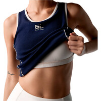 Black Limba camiseta tirantes fitness mujer PUREFLEX AZUL 04