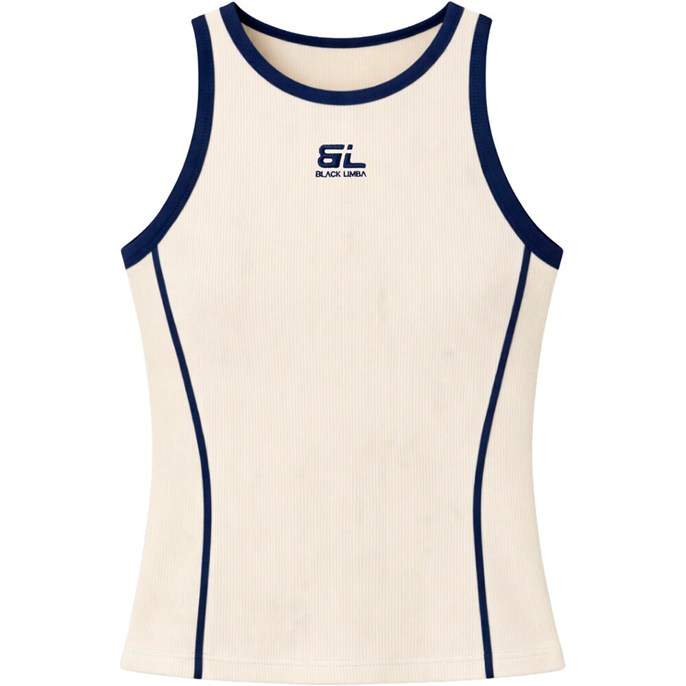Black Limba camiseta tirantes fitness mujer PUREFLEX MARRON 04