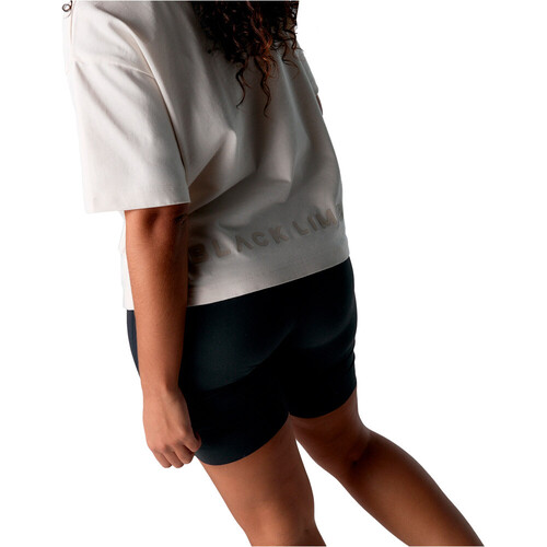 Black Limba camisetas fitness mujer CHALK MARRON