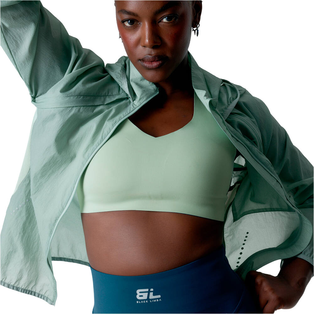 Black Limba chaquetas mujer Rise VERDE vista detalle