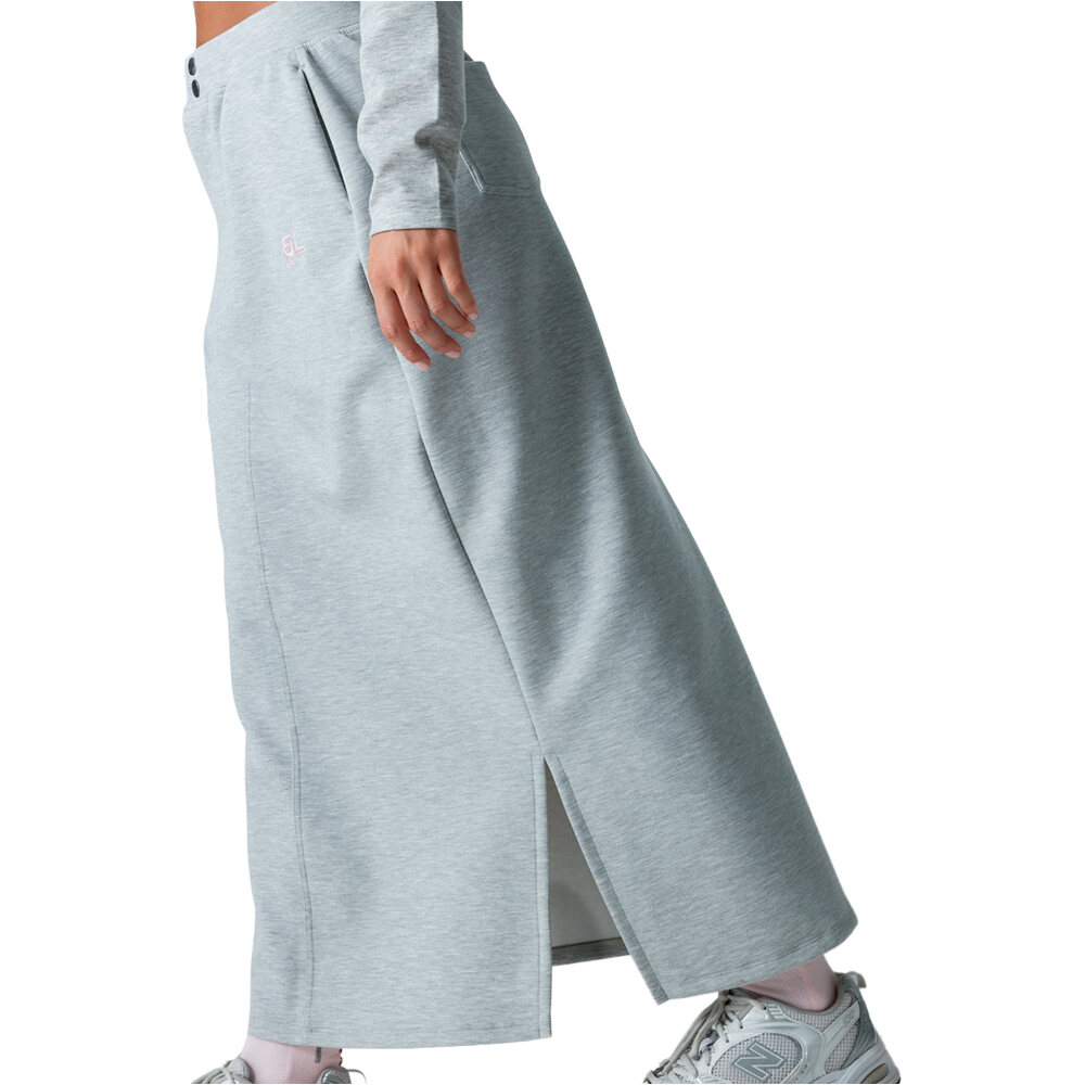 Black Limba faldas mujer Moon GRIS vista detalle
