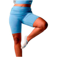 Black Limba pantalones y mallas cortas fitness mujer DIAN AZUL vista frontal