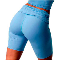 Black Limba pantalones y mallas cortas fitness mujer DIAN AZUL vista trasera