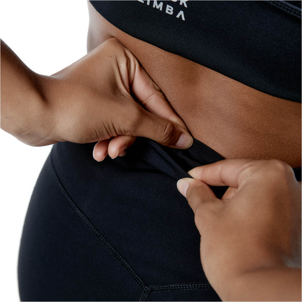 Black Limba pantalones y mallas cortas fitness mujer SYNERGY NEGRO vista detalle