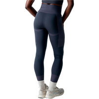 Black Limba pantalones y mallas largas fitness mujer Flex form GRIS vista trasera