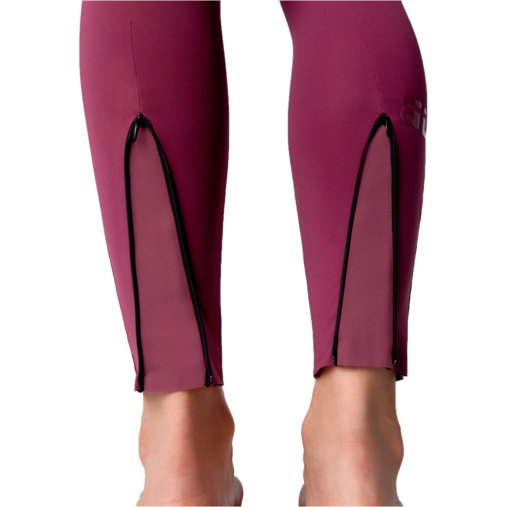 Black Limba pantalones y mallas largas fitness mujer FLEXOR ROJO 03