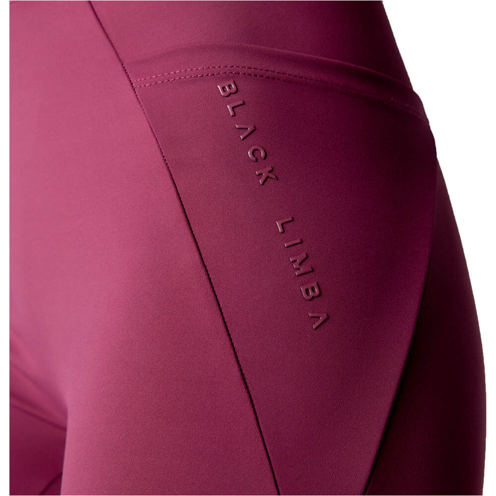 Black Limba pantalones y mallas largas fitness mujer FLEXOR ROJO vista detalle