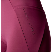 Black Limba pantalones y mallas largas fitness mujer FLEXOR ROJO vista detalle